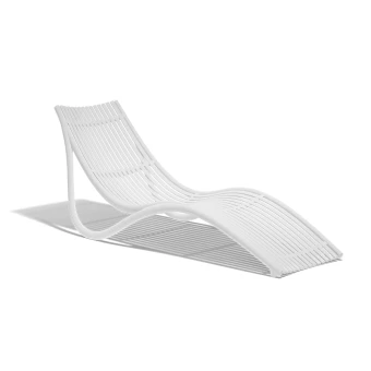Vondom Ibiza Leżak w kolorze białym – elegancja i komfort do Twojego ogrodu