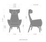 UMM WOOD  703 fotel 13807