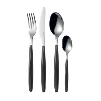 Guzzini My Fusion sztućce 24el. czarny