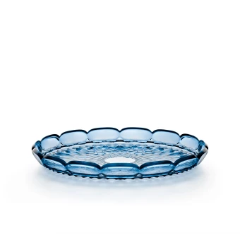 Guzzini Vanity taca okrągła 36cm błękitna