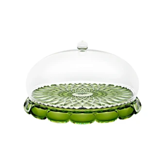 Guzzini Vanity dwustronna patera zielona lilia