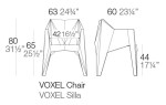 Voxel krzesło Vondom  12963