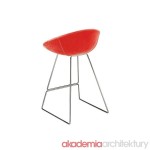 Gliss  916  hoker  tapicerowany Pedrali 1790