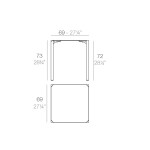 stół Quatrz Vondom 21365