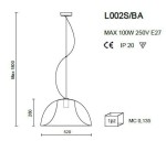 lampa L002S Pedrali 26164