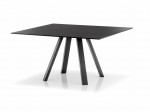 Arki Table laminat  139x139cm Nero 6mm top   Pedrali 1615