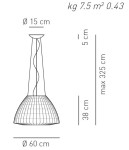 Bell 60 lampa wisząca Axo Light 13140