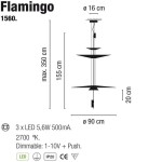Flamingo 1560 Vibia 16336