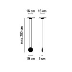 Lampa Cosmos 2500 Vibia 8224
