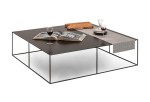 Slim Irony 100x100cm Low Table Zeus Noto 11131
