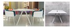 Arki Table 200x100  top 6mm  Fenix Pedrali 1613